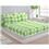 Colcha Matelada Solteiro com 1 Porta-travesseiro Camesa Gráfica Argile 180 Fios - Verde