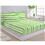 Colcha Matelada King com 2 Portas-travesseiro Camesa Gráfica Listrada 180 Fios - Verde