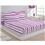 Colcha Matelassê Queen com Portas-travesseiro Camesa Gráfica Listrada 180 Fios - Lilás