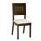 Mesa de Jantar Modocasa Athenas 160cm - Tabaco com 6 Cadeiras Modocasa Athenas - Tabaco/Marfim