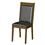 Mesa de Jantar Modocasa Verona com Tampo Giratório Embutido - Imubia/Preto com 6 Cadeiras Modocasa Rubi - Imbuia/Preto 