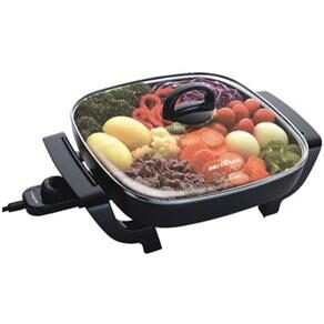 Panela Elétrica Britânia Super Chef Glass BRSC2 Preta - 1.300W