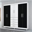 Guarda-Roupa Bartira Signus com 6 Portas e 4 Ga...