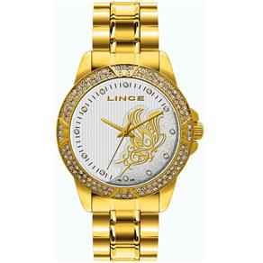 Relógio Feminino Analógico Quartz Lince LRG4047L S1KX - Dourado
