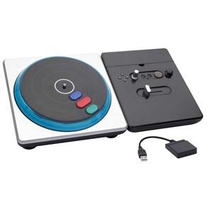 Toca Disco DJ Hero Integris para PS2 e PS3 - Preto/Cinza