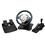 Volante Integris Sport Racing com Marcha para PC/PS1/PS2 - Preto/Azul