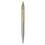 Caneta Molin Pure 6133025 - Prata com Clip Dourado