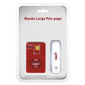 Chip Claro + Modem ZTE M190 Pós Pago - Branco