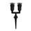 Espeto Duplo de Jardim Key West DNI6006 - Preto - 300W