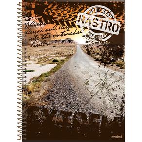 Caderno Universitário Credeal Rastro Adrenalina 15 Matérias 203835 – 300 Folhas