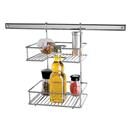 Suporte Euro Home Duplo Multiuso ORG3220 - Cromado