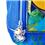 Mochila Pacific Peixonauta Mundo Águas Azul + Estojo Duplo Pacific Peixonauta Mundo das Águas Azul + Lancheira Pacific Peixonauta Mundo das Águas Azul
