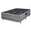 Cama Box Conjugado Simbal Vareze Spring com Molas Bonnel Casal 52x138x188cm - Cinza