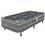 Cama Box Conjugado Simbal Vareze Spring com Molas Bonnel Solteiro 52x88x188cm - Cinza