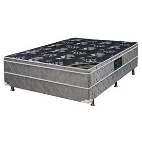 Cama Box Conjugado Simbal Vareze Foam em Espuma Casal 50x138x188cm - Cinza
