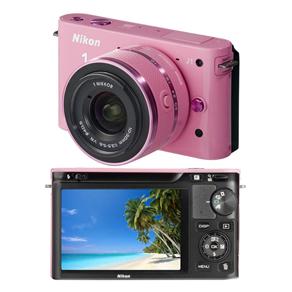 Câmera Digital Nikon1 J1 c/ 10.1MP, Lente 10-30mm e 30-110mm VR, Visor LCD 3.0”, Vídeo em Full HD (1080p), Detector de Face e PictBridge 