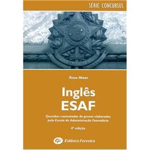 Livro - Inglês ESAF: Questões Comentadas de Provas