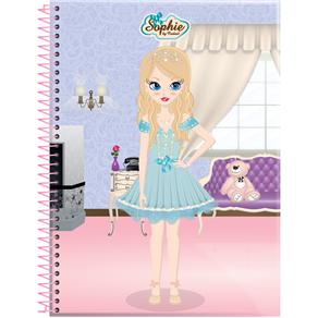 Caderno Universitário Credeal Shophie Romantic 10 Matérias 258187 - 200 Folhas 