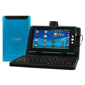 Tablet Phaser Kinno Azul com 2GB, Câmera 0.3MP, Wi-Fi, Tela 7",Touch Screen e Android 2.2