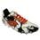 Chuteira Lotto Campo Groovy FG Branco/Laranja.