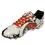 Chuteira Lotto Campo Groovy FG Branco/Laranja.