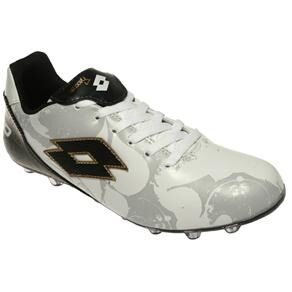Chuteira Lotto Campo Groovy FG Branco/Preto.