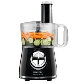 Multiprocessador Mondial Black Mix MP-03 com 2 Velocidades e Função Pulsar - 435W
