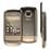 Celular Desbloqueado Nokia C2-06 Dourado Dual Chip com Câmera 2MP, Touch Screen, Rádio FM, MP3, Bluetooth, Fone de Ouvido e Cartão 2GB