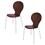 2 Cadeiras Importada Bentwood - Tabaco