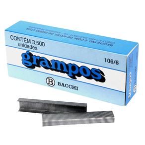 Grampo Bacchi 106/6 Rocama Galvanizado 2191-5 - 3500 Unidades
