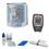 Aparelho de Pressão G-Tech Automático de Pulso Home RW450 + Monitor de Glicose Fácil True Read Cinza