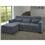 Sofá 2 Lugares American Comfort Coimbra em Chenille com Chaise Lado Esquerdo - Cinza