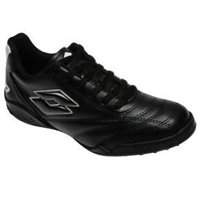 Chuteira Lotto Society Stadio Due TF - Preto/Branco