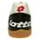 Chuteira de Futsal Lotto Vertigo TDB ID - Branco/Preto/Vermelho.