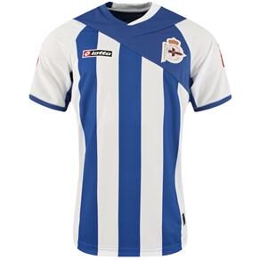 Camisa Lotto La Coruna Home 2011 - Azul/Branco