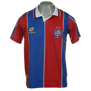 Camiseta Lotto Bahia Retrô 1994 - Azul/Vermelho