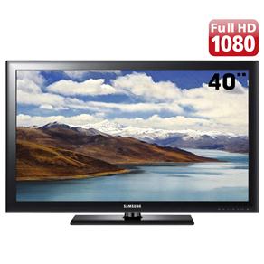 TV 40" LCD Samsung D503 Full HD c/ Entradas HDMI e USB e Conversor Digital