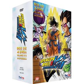 DVD - Box 2 Dragon Ball Z Kai - Volumes 5, 6, 7, 8 - 4 Discos