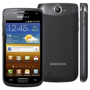 Celular Desbloqueado TIM Samsung Galaxy W com Processador de 1.4GHz, Tela de 3.7’’, Android 2.3, Wi-Fi, 3G, GPS, Câmera 5MP, MP3 e Rádio FM