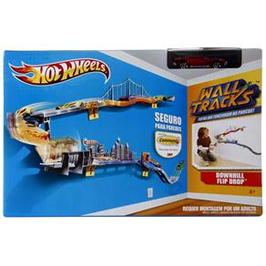 Pista Hot Wheels Mattel Wall Tracks Downhill W2104/W2107