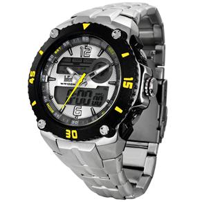 Relógio Masculino Anadigi Dumont SM12041Y – Prata