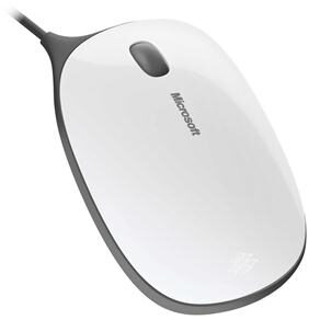 Mouse Óptico Microsoft Express com BlueTrack - Branco