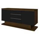 Buffet Madesa Eleganza 7281 - Imbuia/Preto