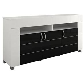 Buffet Madesa Quebec 7274 - Branco/Preto