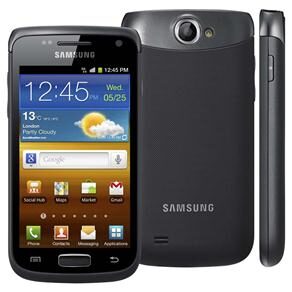 Celular Desbloqueado Vivo Samsung Galaxy W com Processador de 1.4GHz, Tela de 3.7’’, Android, Wi-Fi, 3G, GPS, Câmera 5MP com Flash LED, MP3 e Rádio