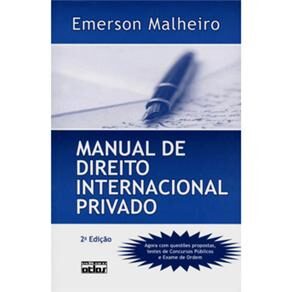 Livro - Manual de Direito Internacional Privado