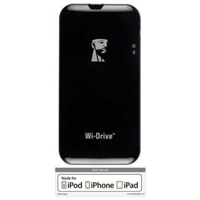 HD Externo Portátil Kingston Wi-Drive Storage 32GB com Wi-Fi