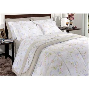 Jogo de Cama Casal Kacyumara Satinee Anais 300 Fios