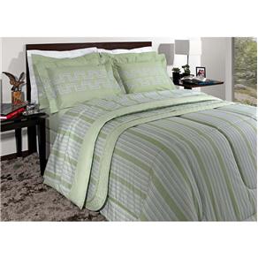 Jogo de Cama King Kacyumara Vida Bela Lino 200 Fios