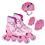 Kit Patins Ajustável Aces Fenix 30-33 AD01R - Rosa